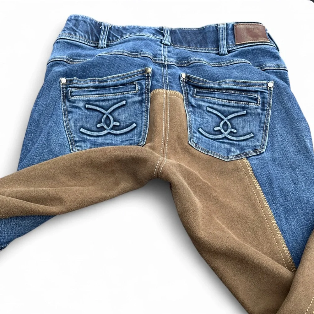 Goode Rider Equestrian Jean - Full Seat Mid Rise All Purpose Breech Size 26R - Picture 7 of 14